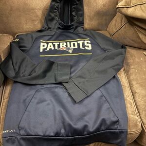 NFL Nike Navy and Black with Gold Nike Emblem Hoodie